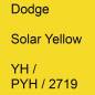 Preview: Dodge, Solar Yellow, YH / PYH / 2719.
